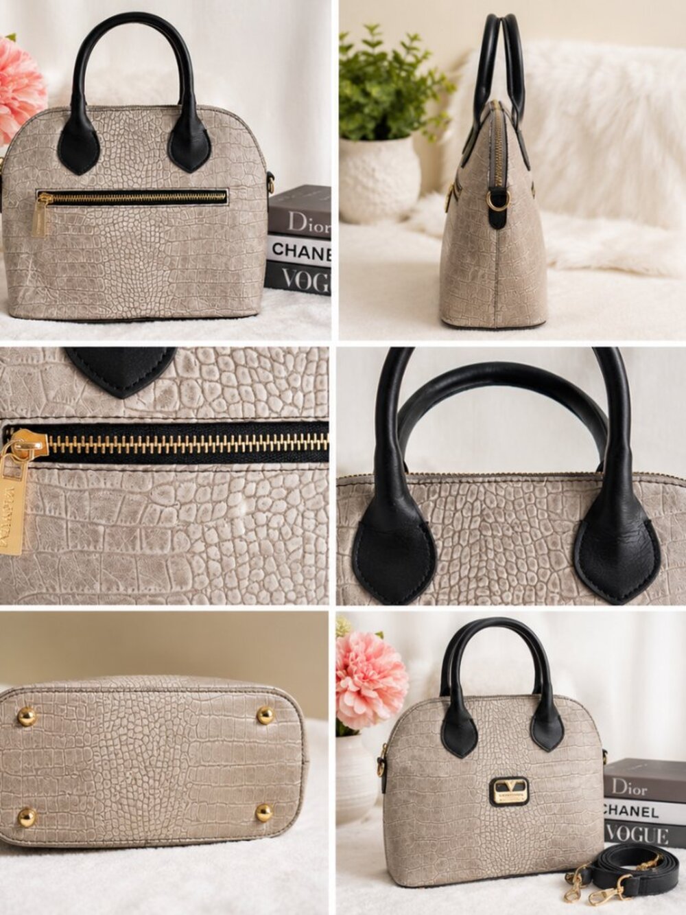 Valentina dome satchel handbag